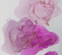 Создание картины Алкогольными чернилами Фото 9