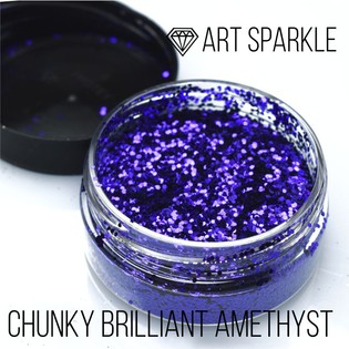 glitter krupnyij Chunky Brilliant Amethyst Фото 