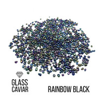 steklyannaya-kroshka-glass-caviar,-rainbow-black